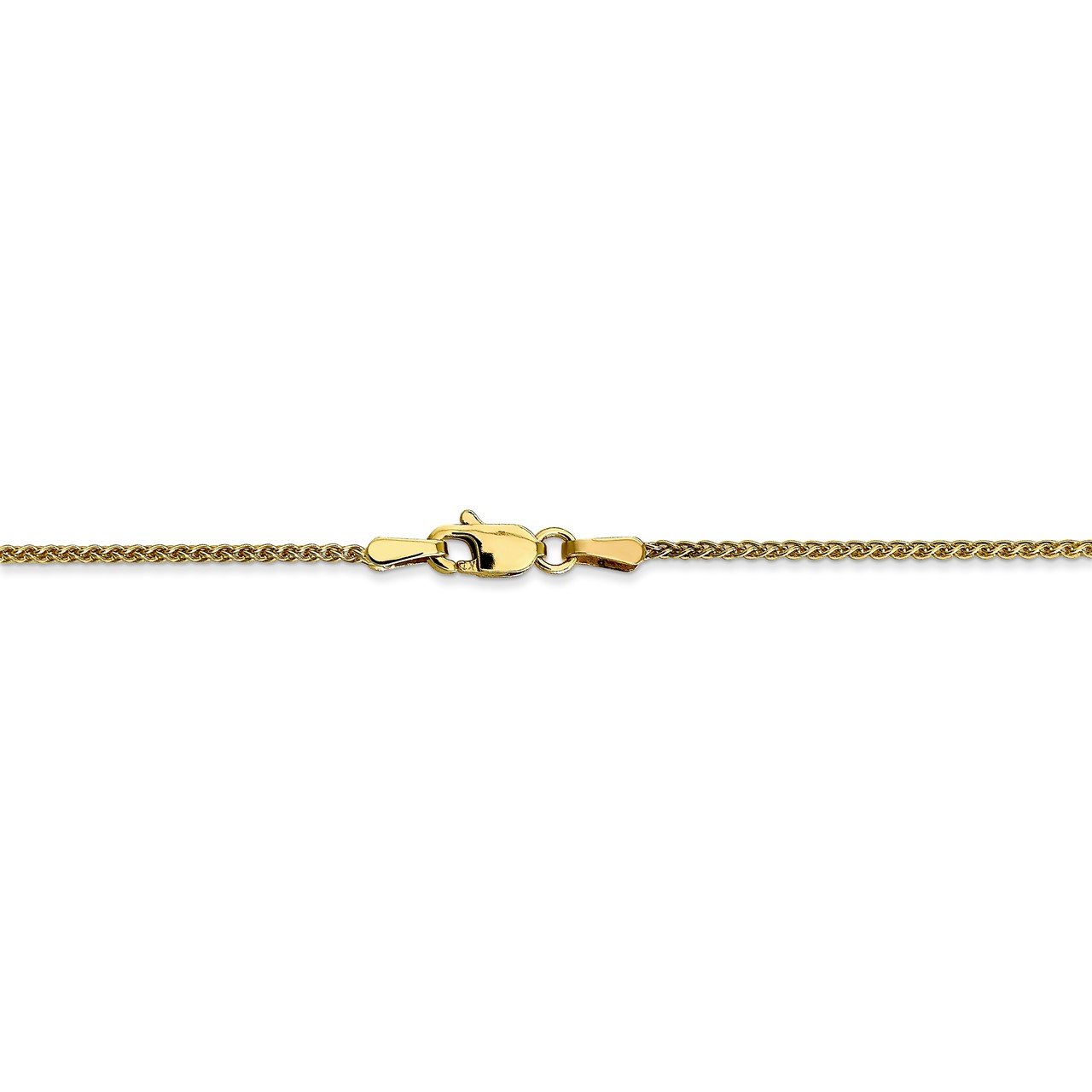 10k 1.25mm Spiga Chain Anklet-2