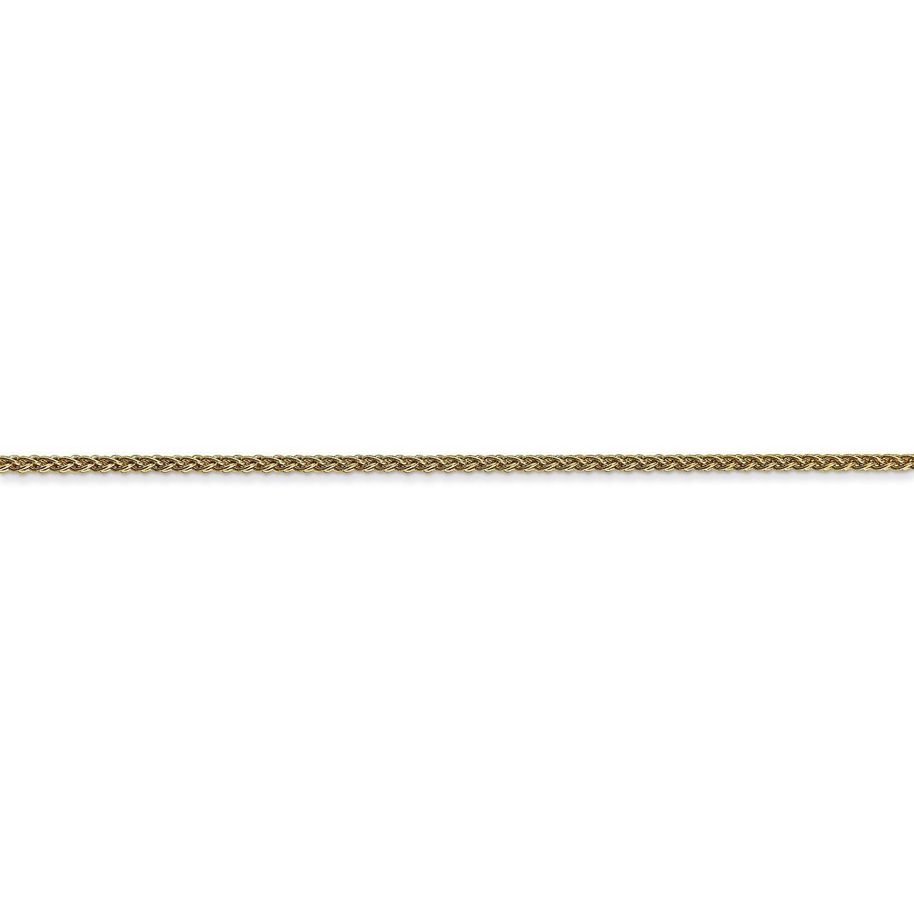 10k 1.25mm Spiga Chain Anklet-1