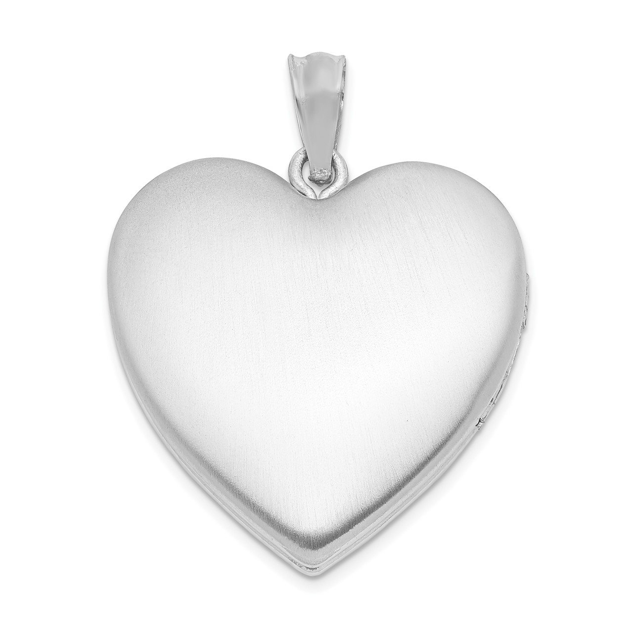 Sterling Silver Rhodium-plated Always With You Ash Holder Heart Locket-2