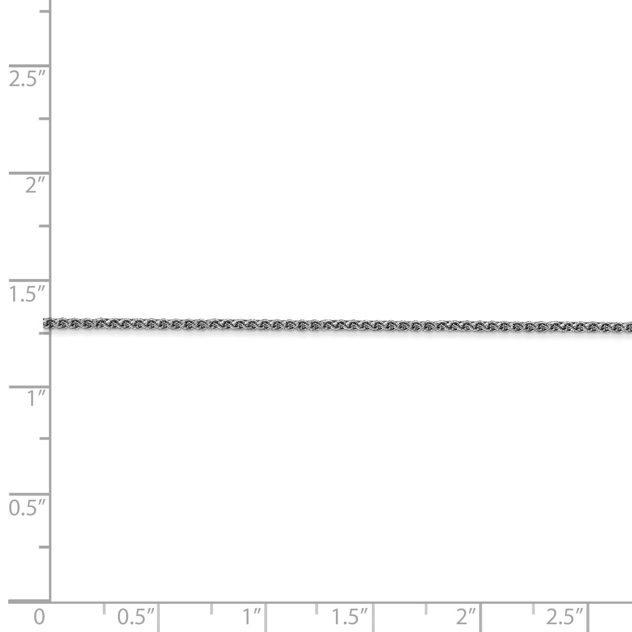 14k WG 1.2mm Solid D/C Spiga Chain-3