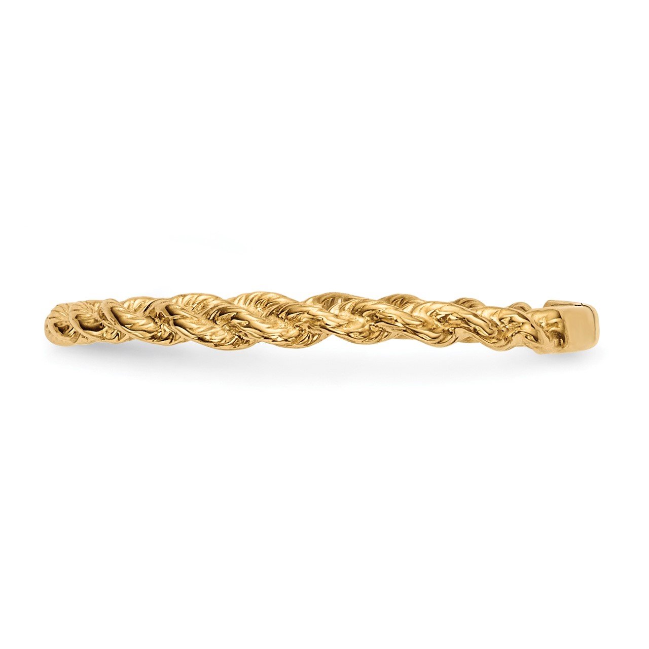 14k Polished Twisted Rope Ring-1
