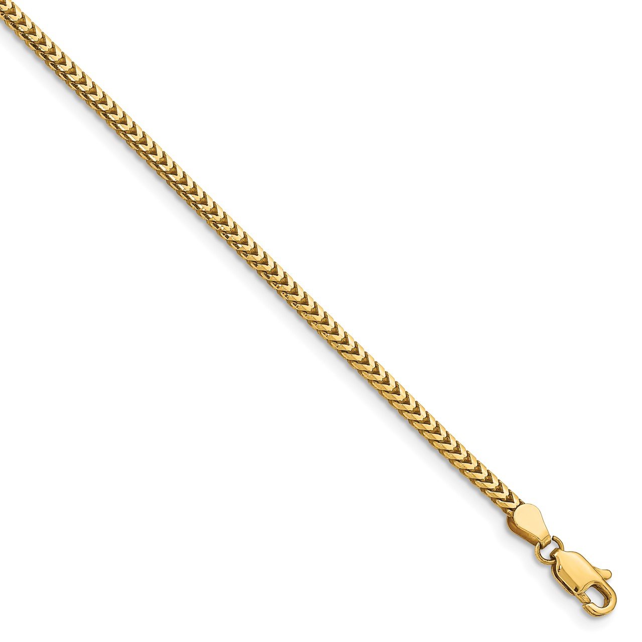 14k 2.5mm Franco Chain