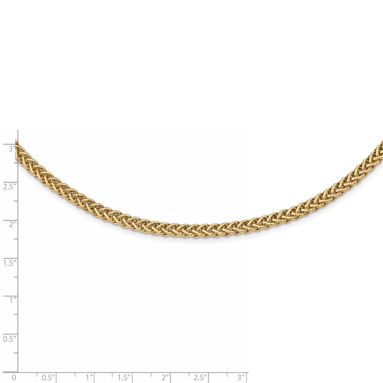 14k Polished Fancy Link Necklace-2
