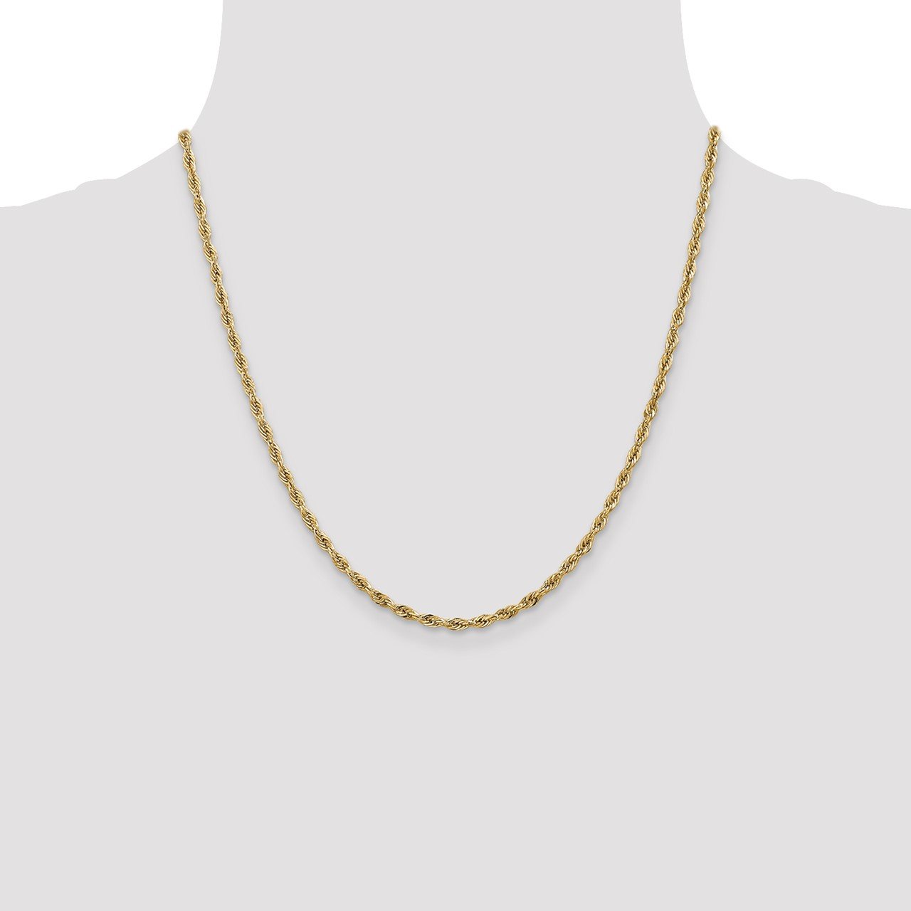 14ky 2.8mm Semi-Solid Rope Chain-1