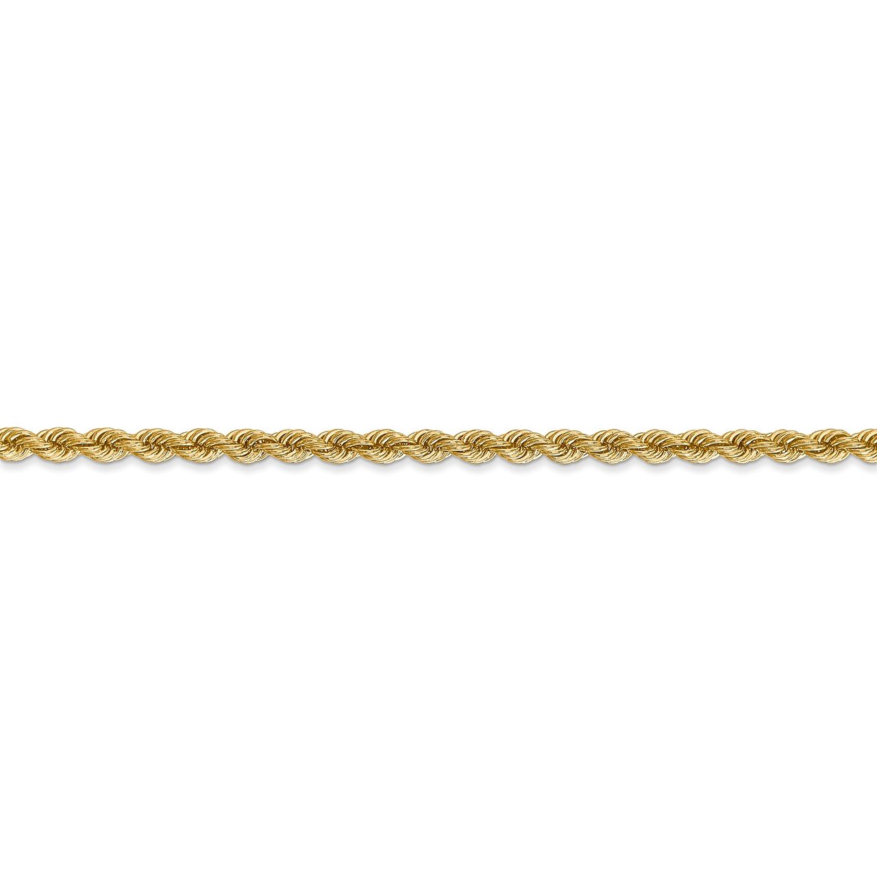 Leslie's 14K 2.75mm Solid Regular Rope Chain-2