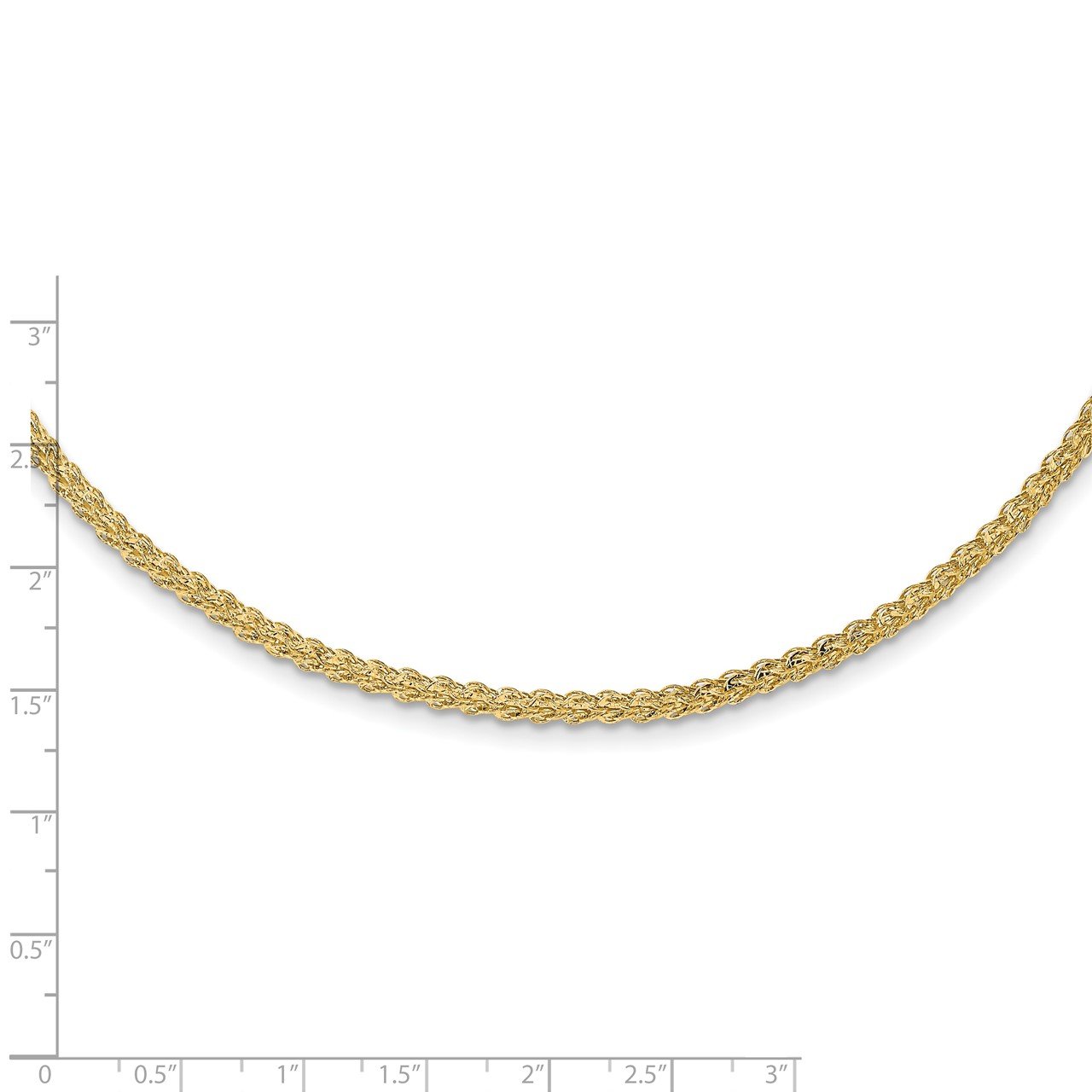 14K Polished Fancy Link Necklace-2