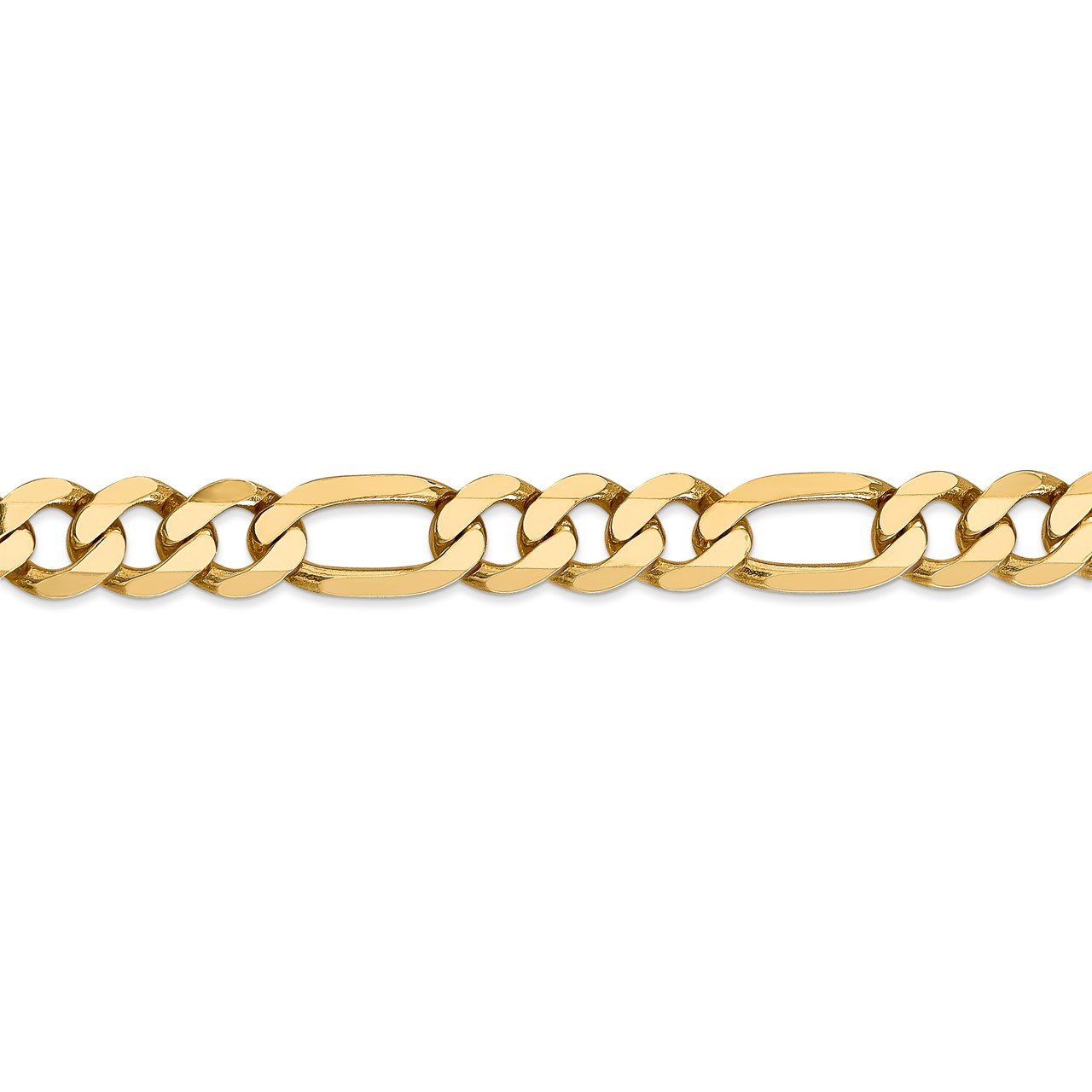 14k 8.75mm Flat Figaro Chain-2
