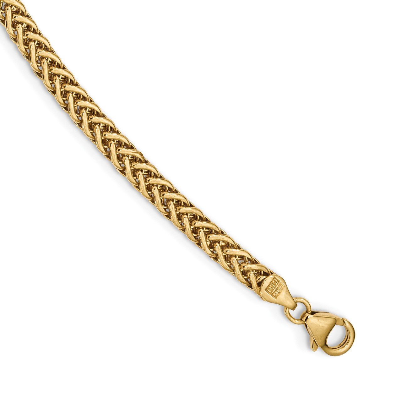 14k Polished Fancy Link Necklace-1