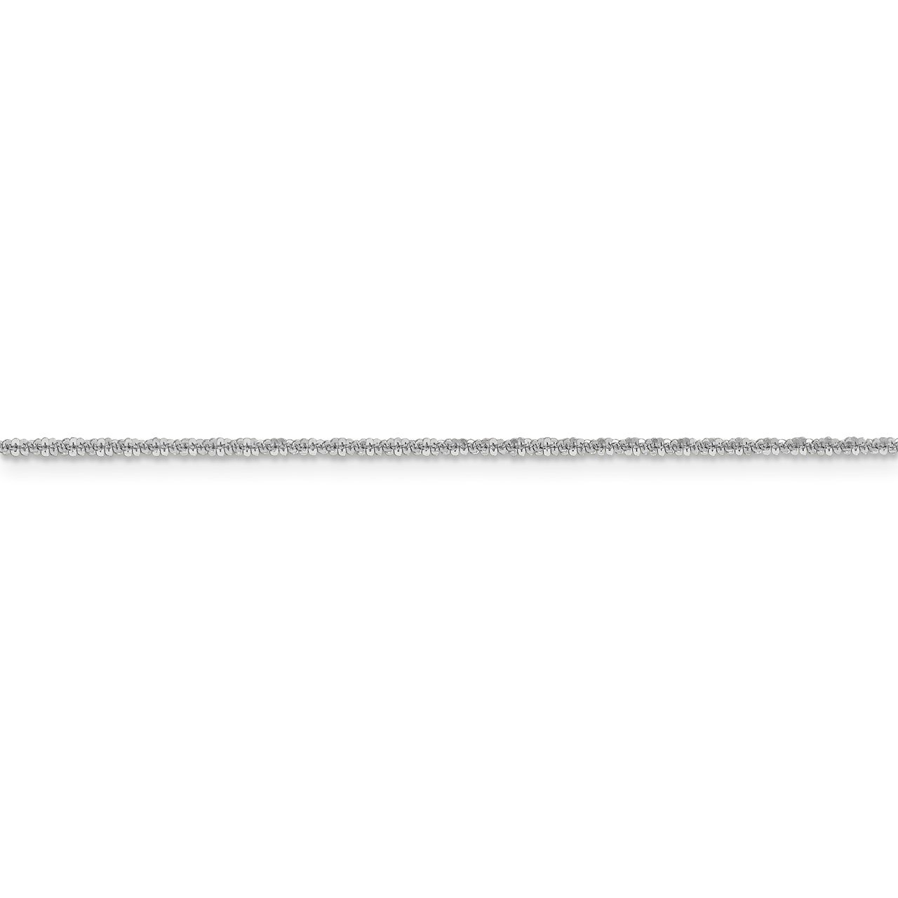 Leslie's 14K White Gold 1.5mm Cyclone Chain-2