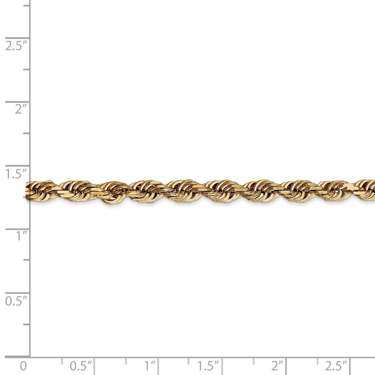 14k 4.5mm D/C Quadruple Rope Chain-4