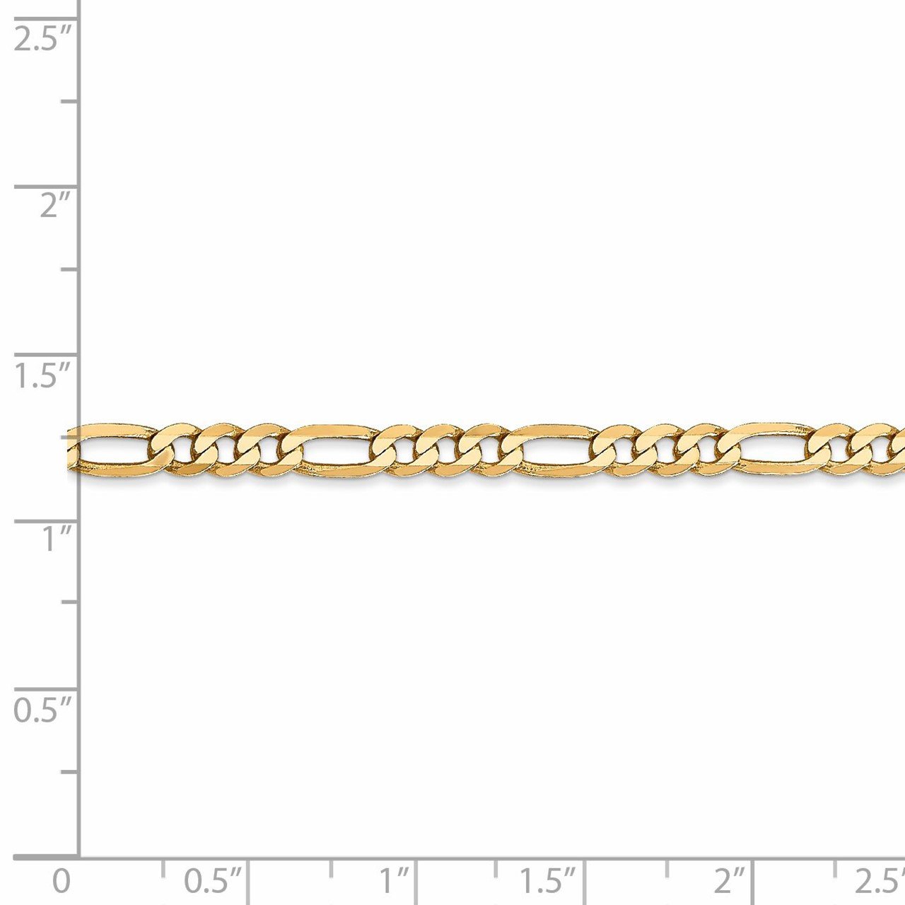 Leslie's 14K 4mm Flat Figaro Chain-4