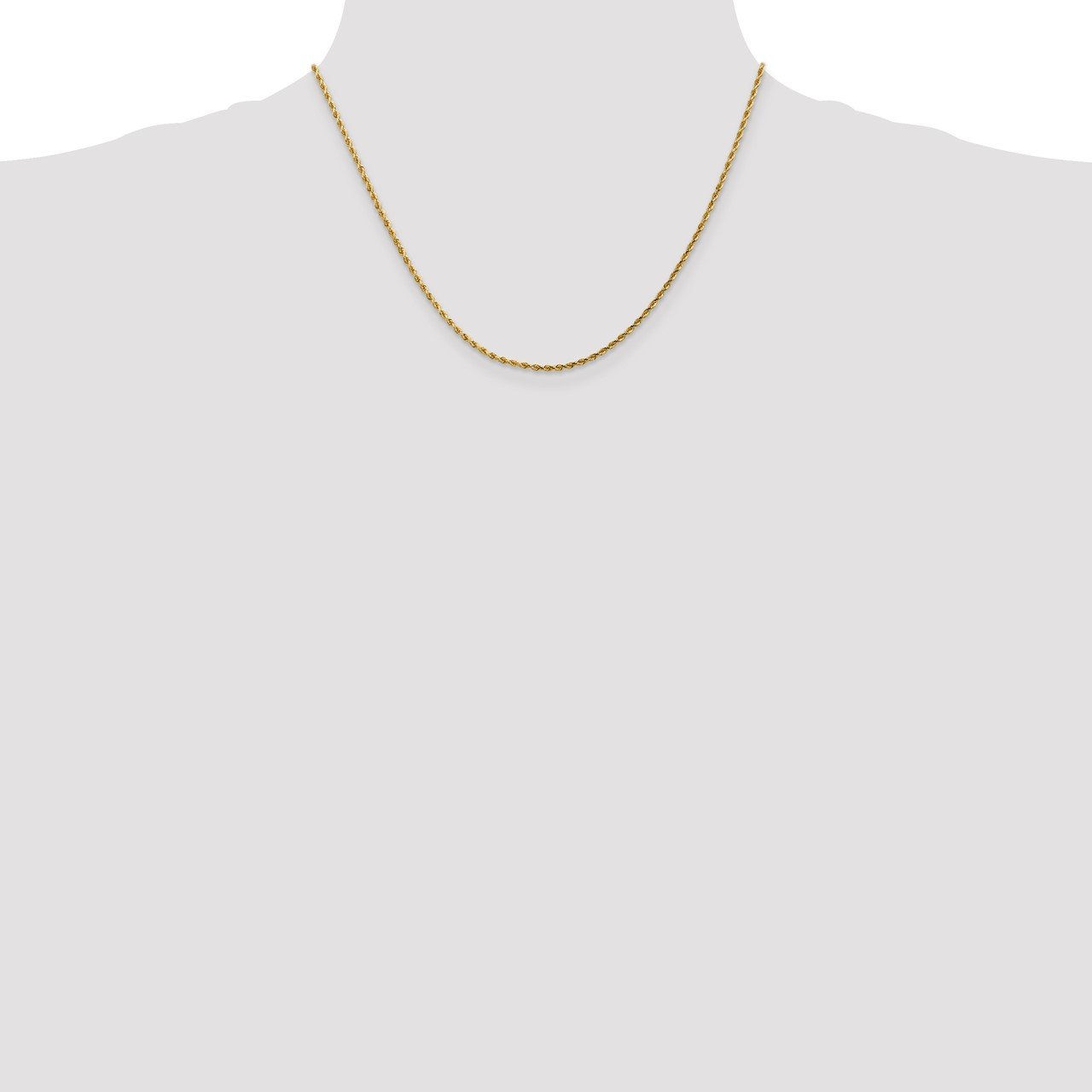 Leslie's 14K 1.75mm Diamond-Cut Rope Chain-1