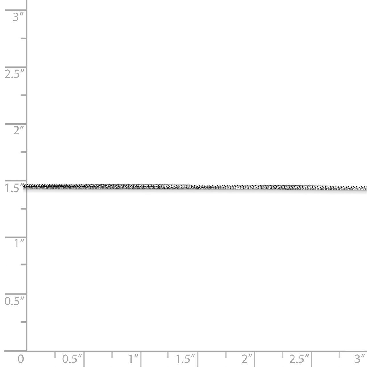 14k WG .9mm Round Snake Chain-4