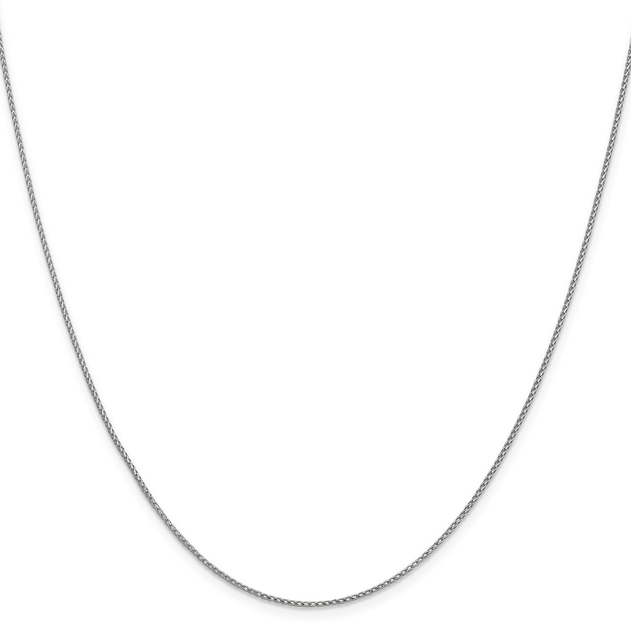 Leslie's 14K White Gold 1mm D/C Open Franco Chain