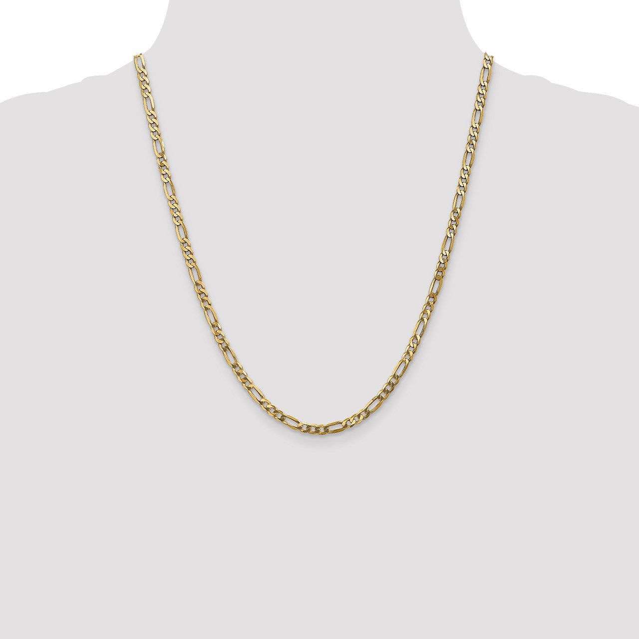 Leslie's 14K 4mm Flat Figaro Chain-1