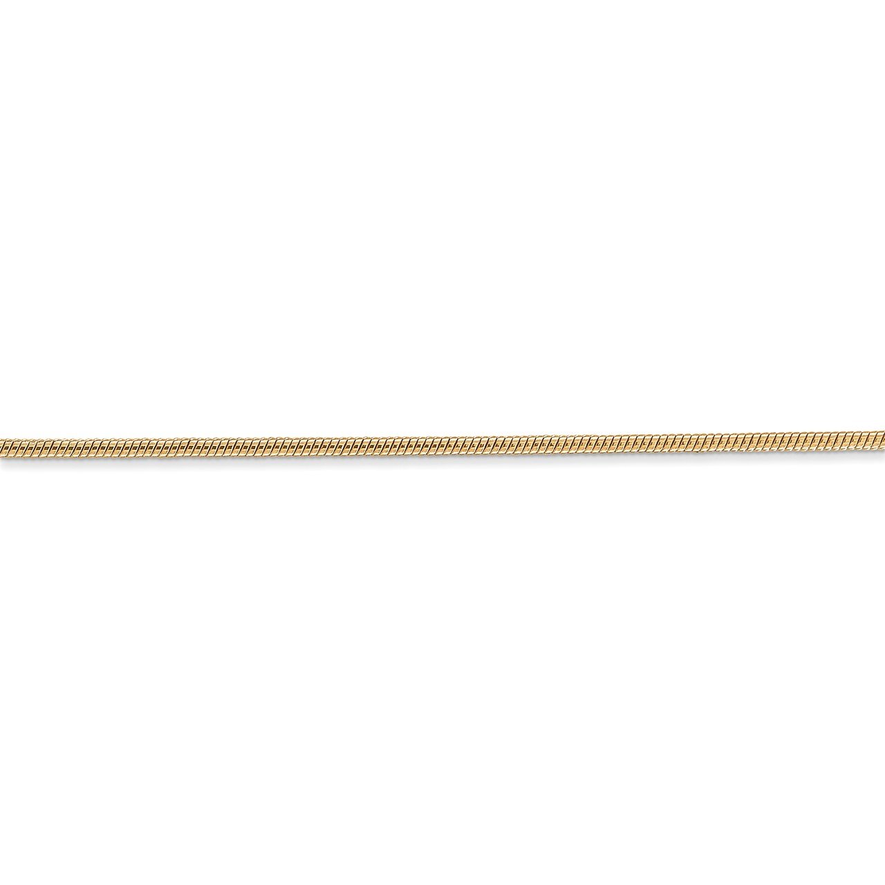 Leslie's 14K 1.3mm Round Snake Chain-2