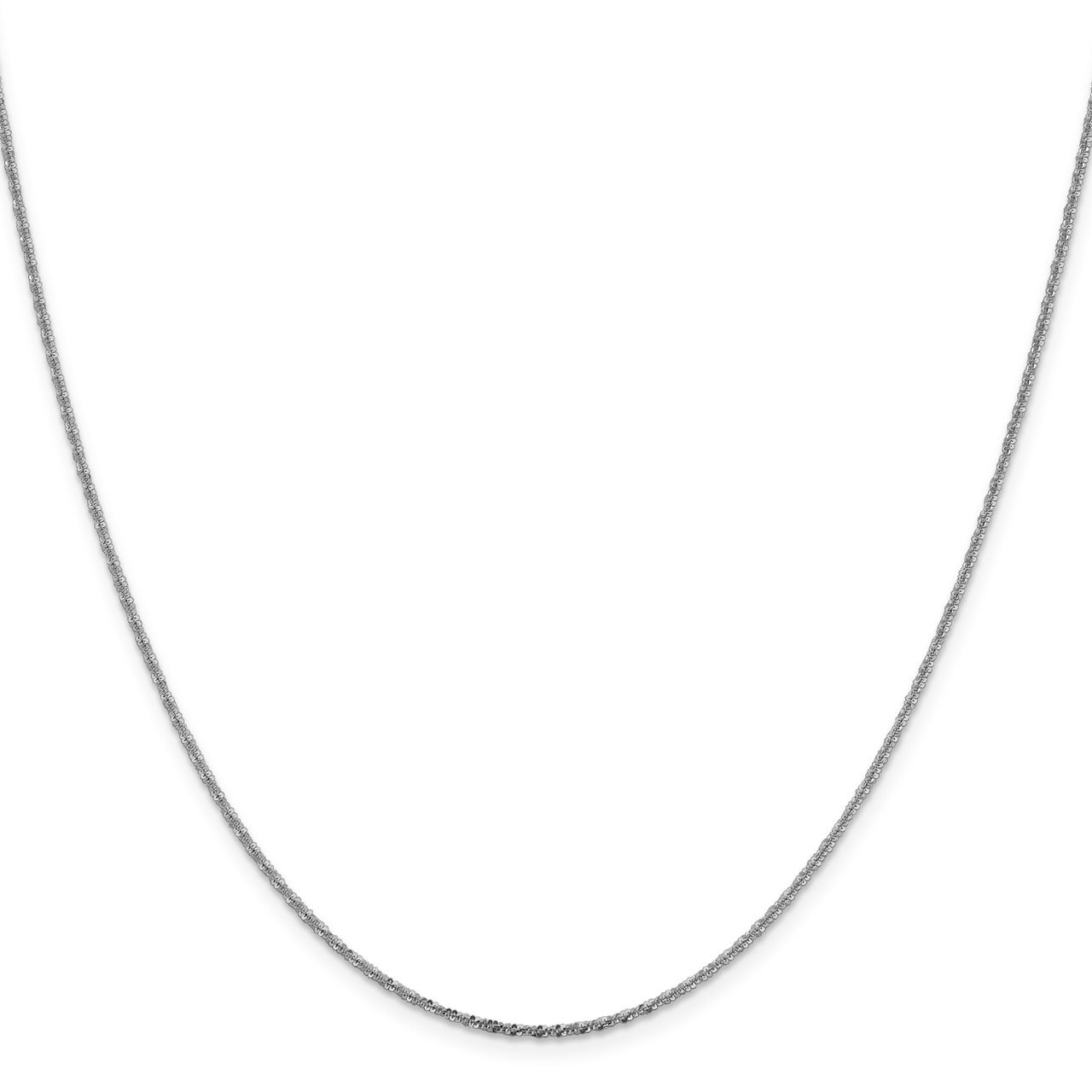 Leslie's 14K White Gold 1.5mm Cyclone Chain