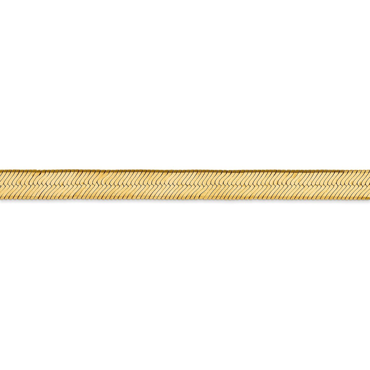 14k 6.5mm Silky Herringbone Chain-2