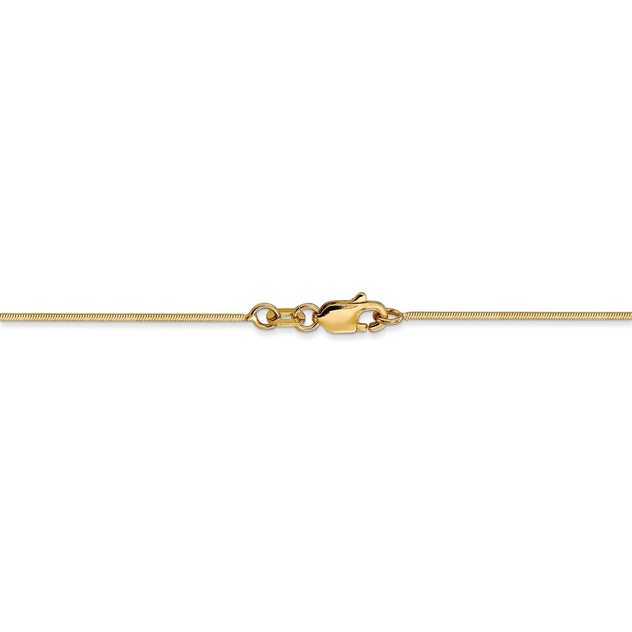 14k .8mm Octagonal Snake Chain-3