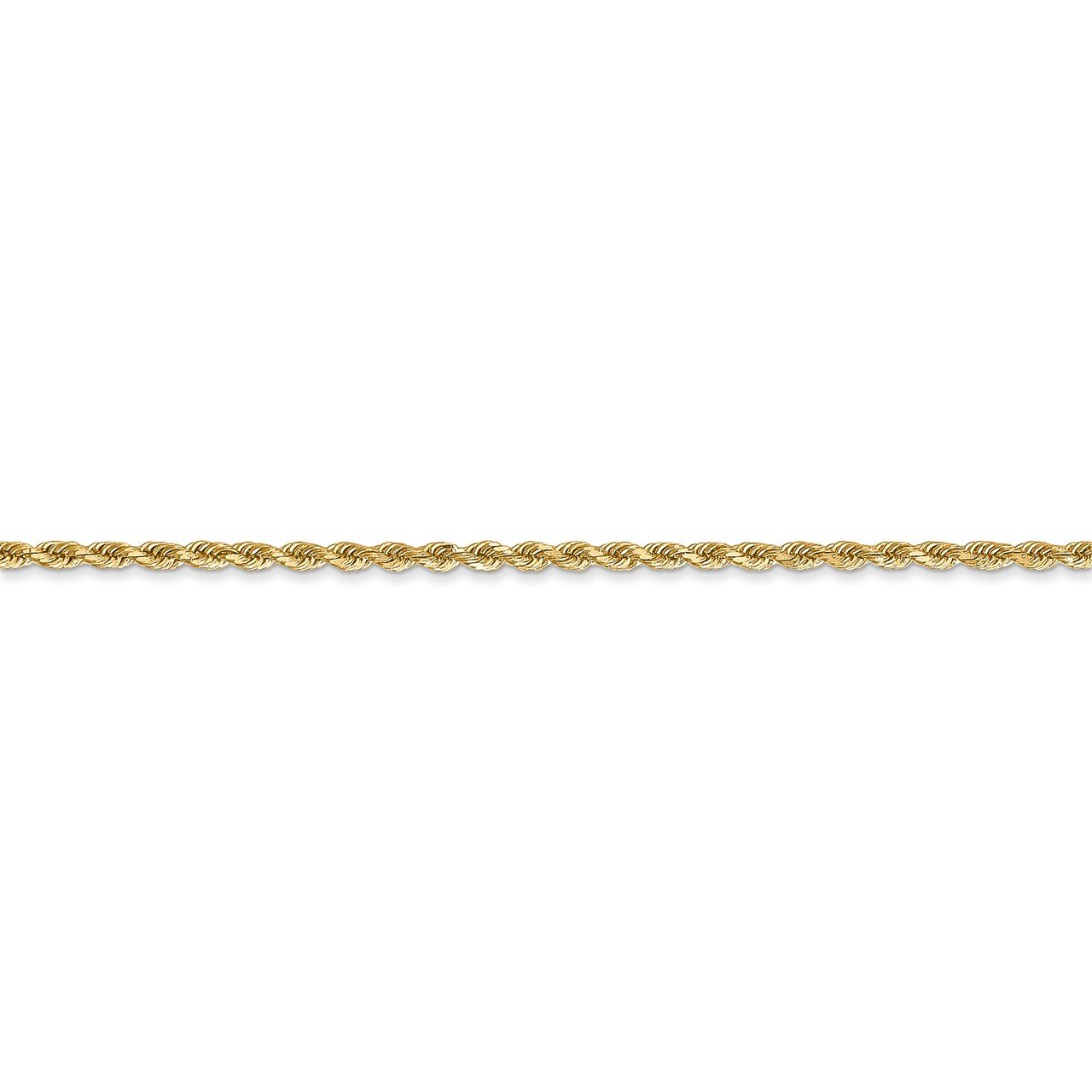 Leslie's 14K 1.75mm Diamond-Cut Rope Chain-2