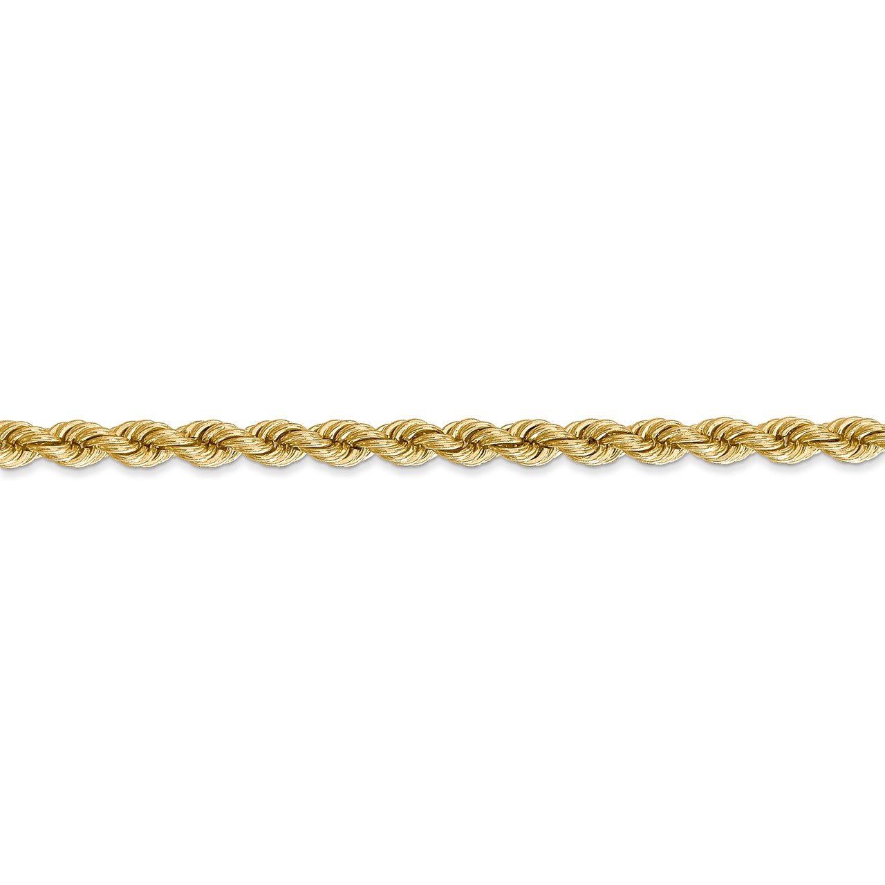 14k 4mm Regular Rope Chain-2