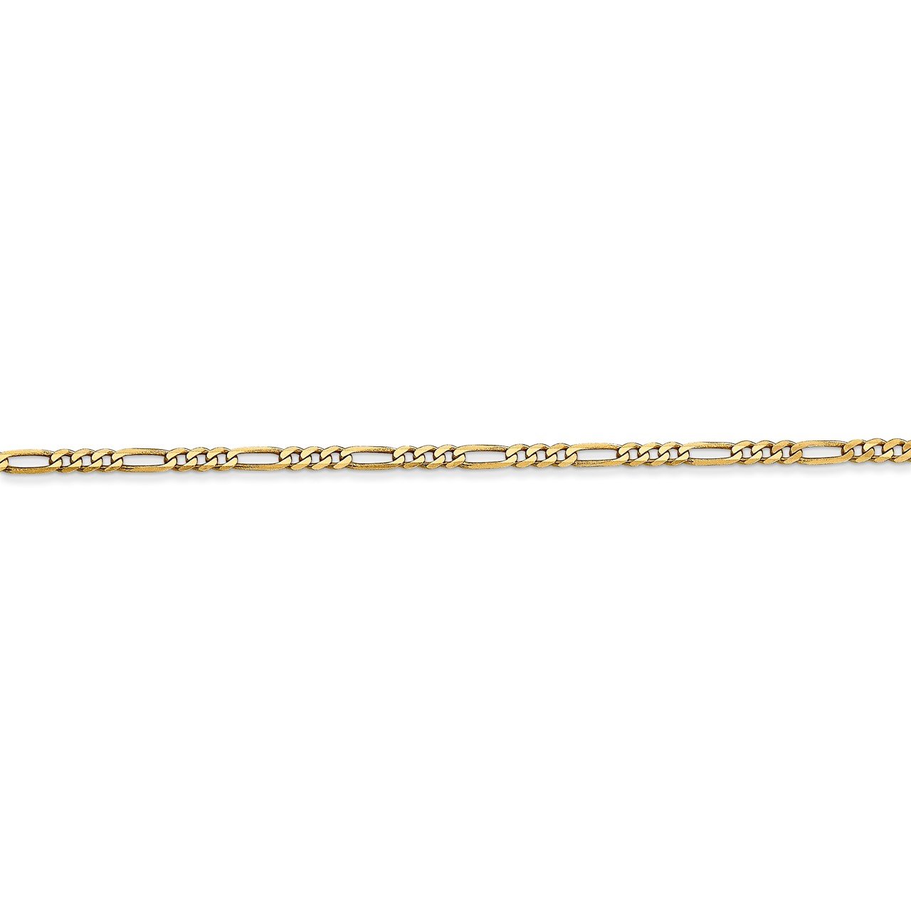 Leslie's 14K 1.8mm Flat Figaro Chain-2