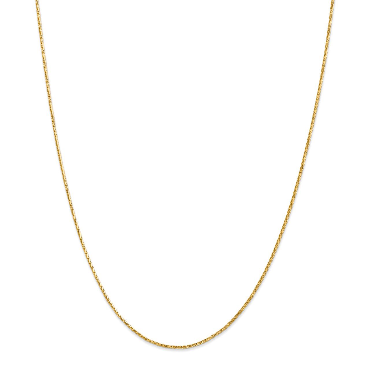 14K 1.5mm D/C Parisian Wheat Chain | The Gold Store