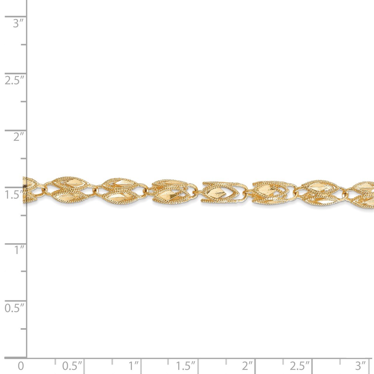 14k 4mm Marquise Rope Chain-4