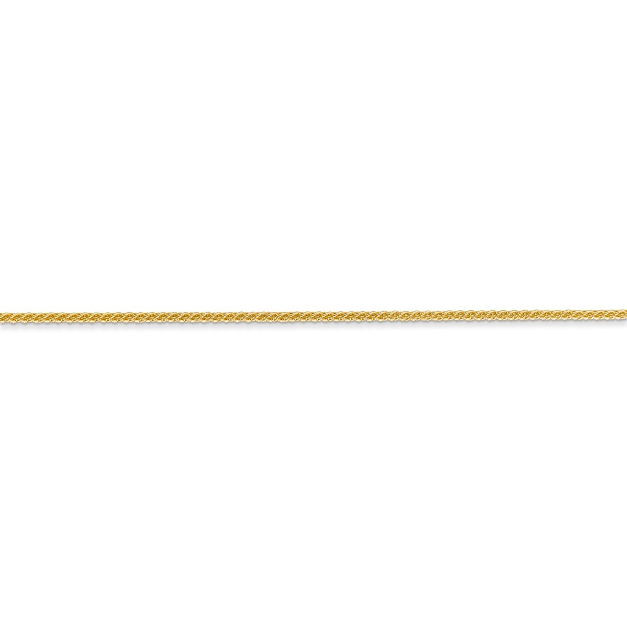 14k 1mm Spiga with Lobster Clasp Chain-2