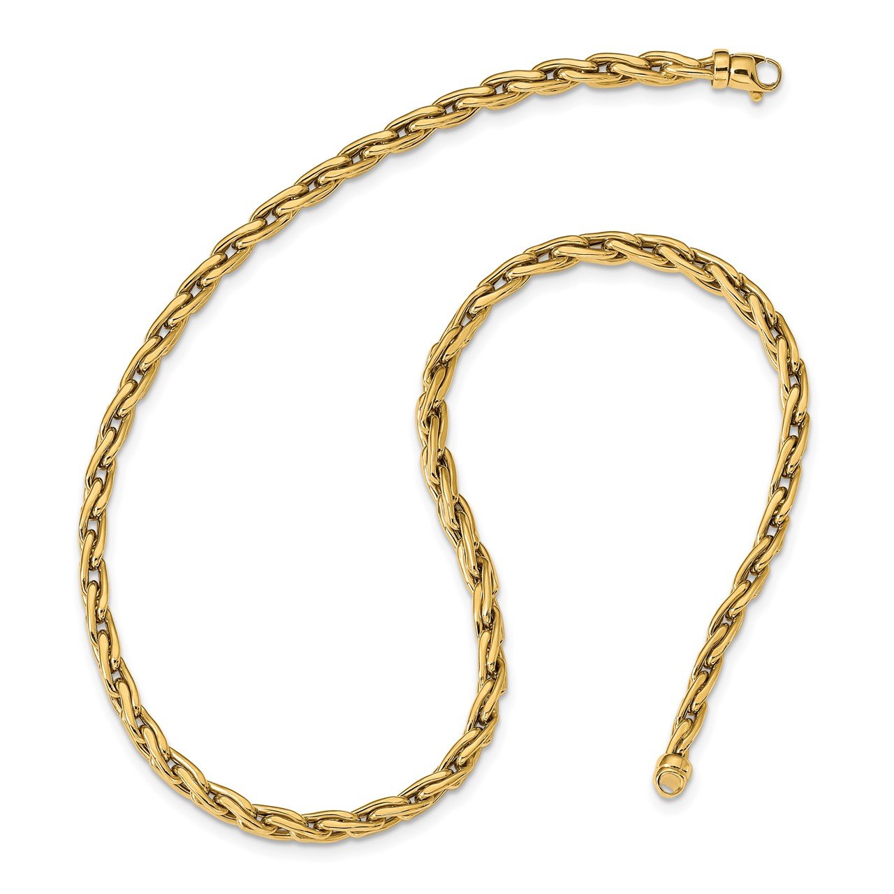 Leslie's 14K Polished Fancy Link Necklace-1