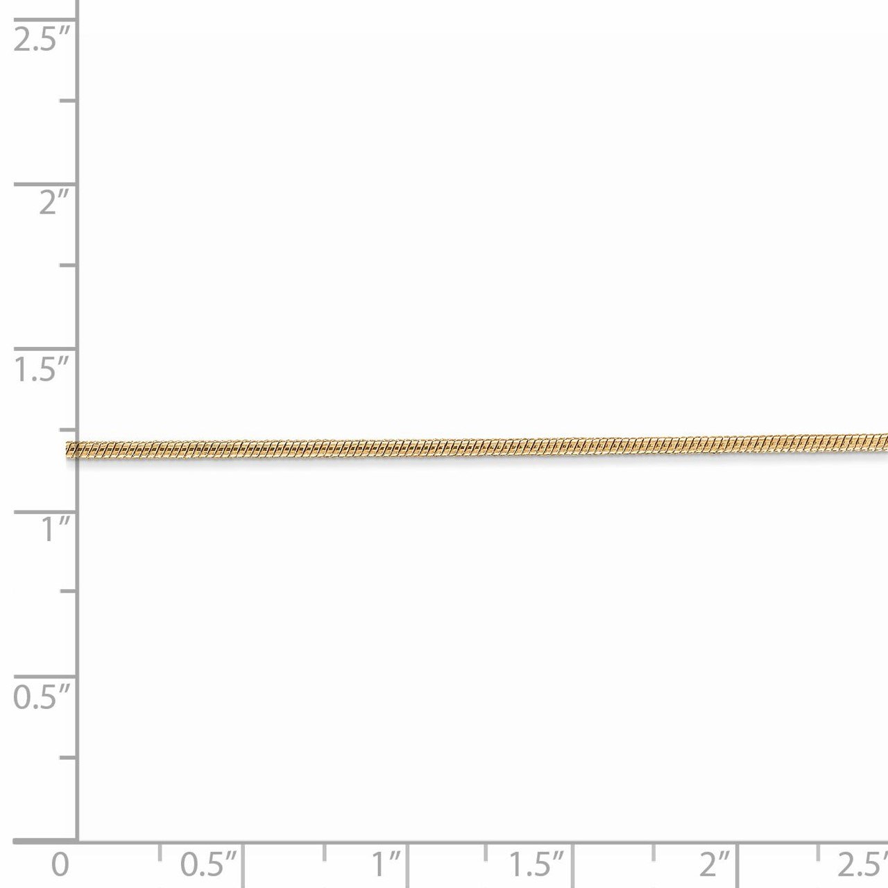 Leslie's 14K 1.3mm Round Snake Chain-4