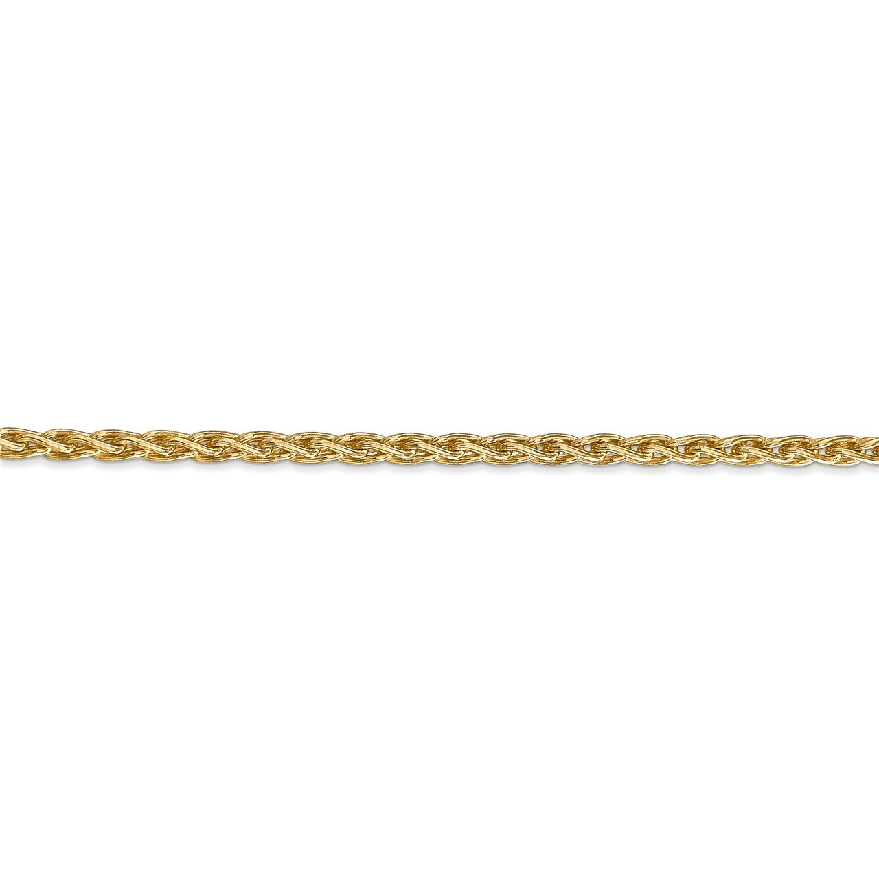 14k 3mm Parisian Wheat Chain-2