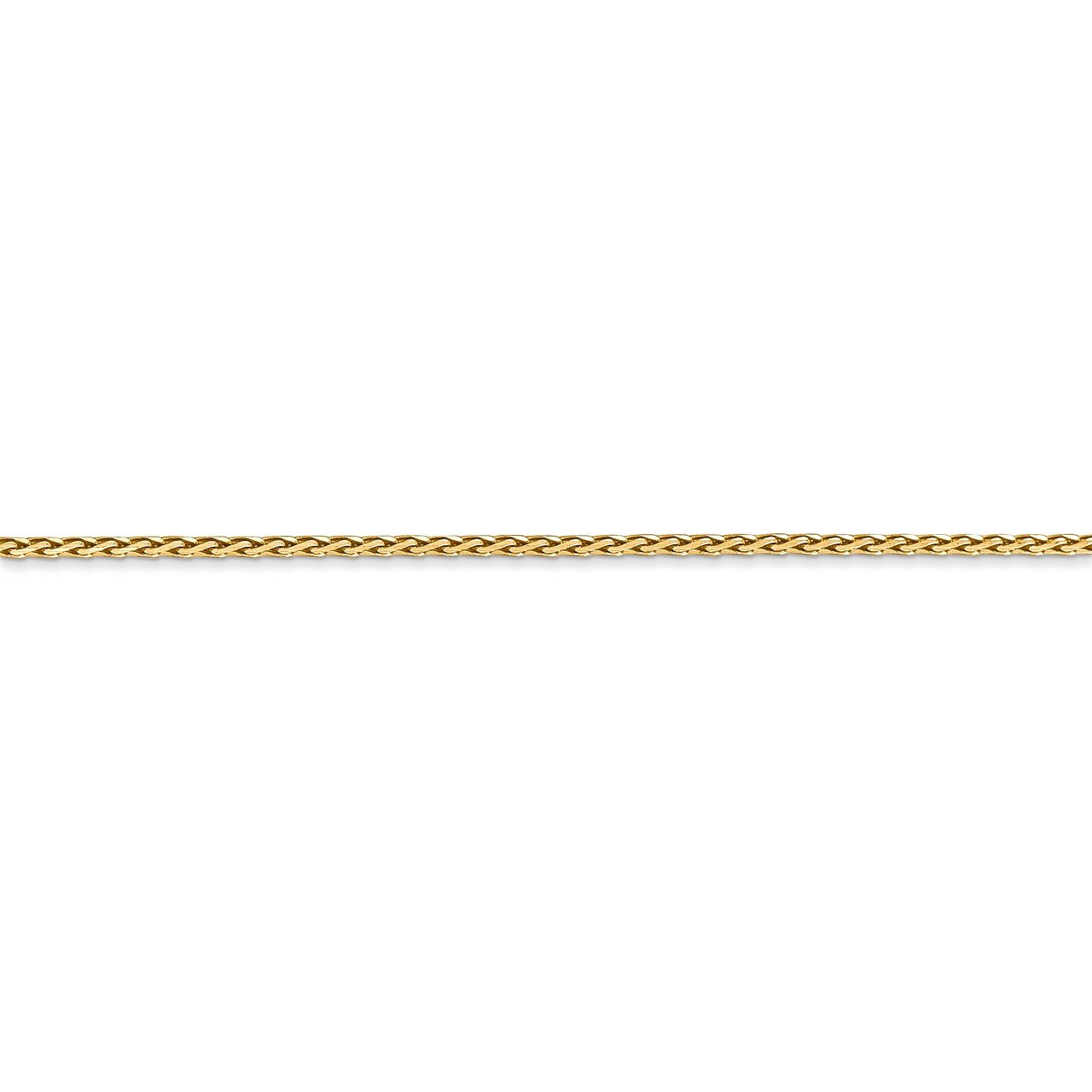 Leslie's 14K 1.3mm D/C Spiga (Wheat) Chain-2