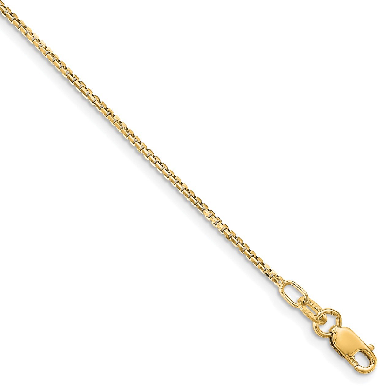 Leslie's 14K 1.10mm Concave Box Chain