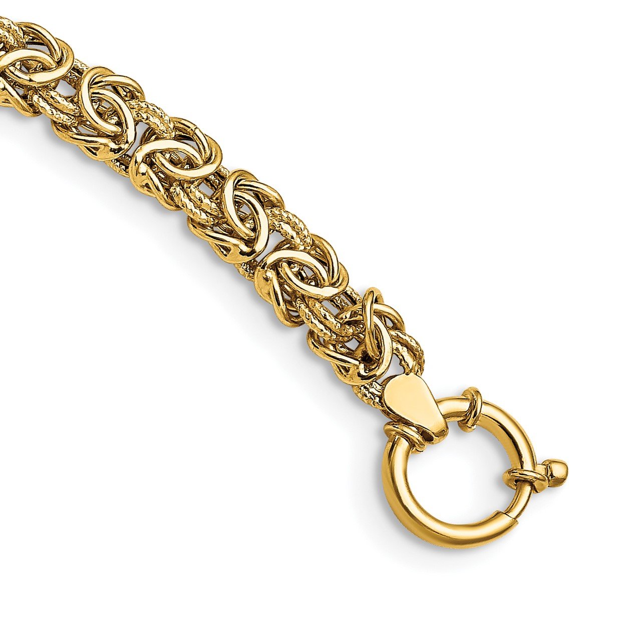 Leslies's 14K Polished Fancy Link Necklace-2