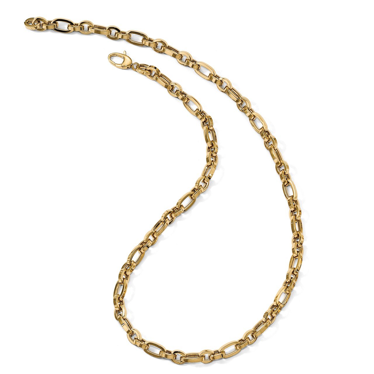 Leslie's 14K Polished Fancy Link Necklace-1