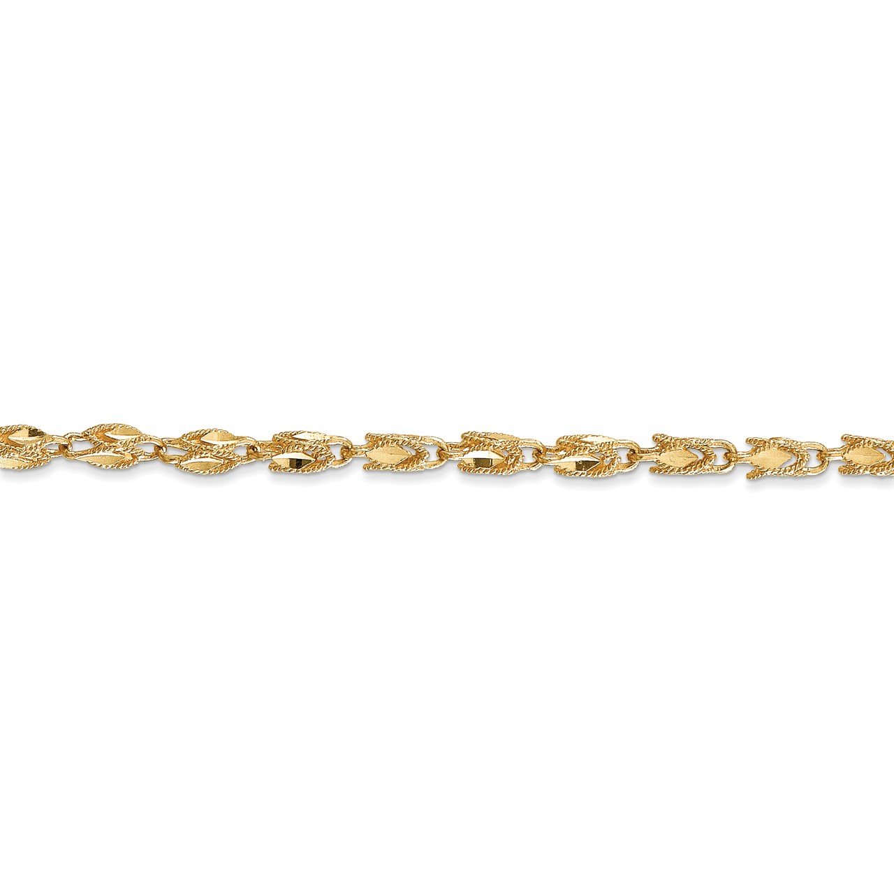 14k 2.5mm Marquise Rope Chain-2