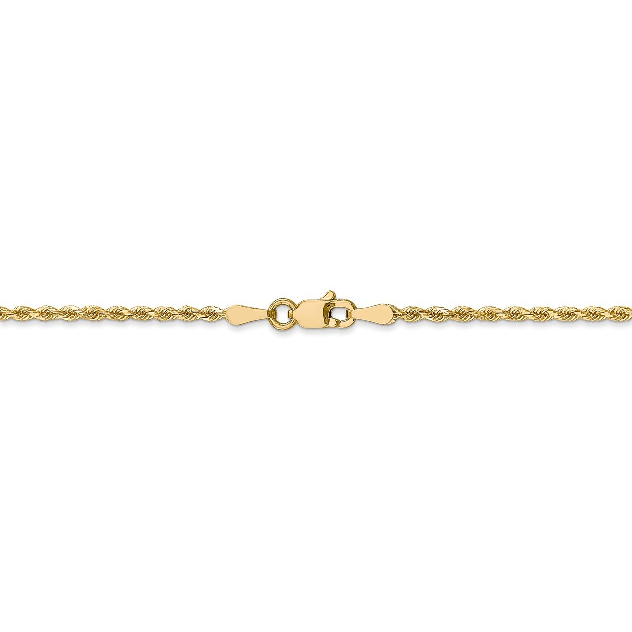Leslie's 14K 1.75mm Diamond-Cut Rope Chain-3