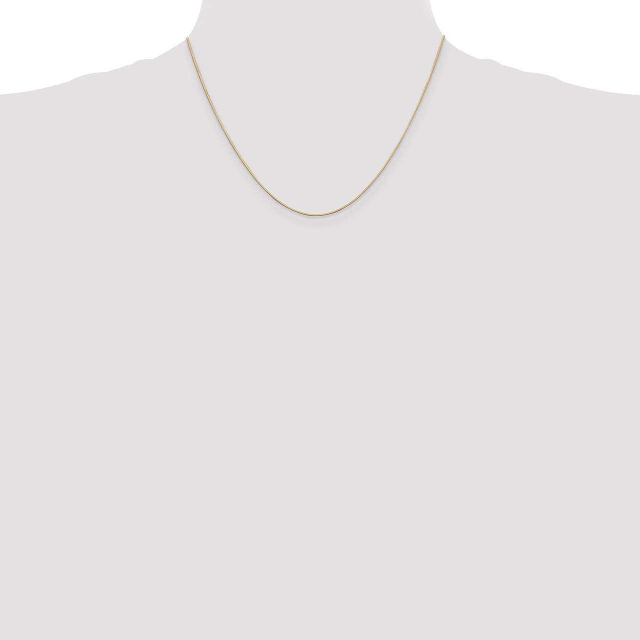14k .8mm Octagonal Snake Chain-1