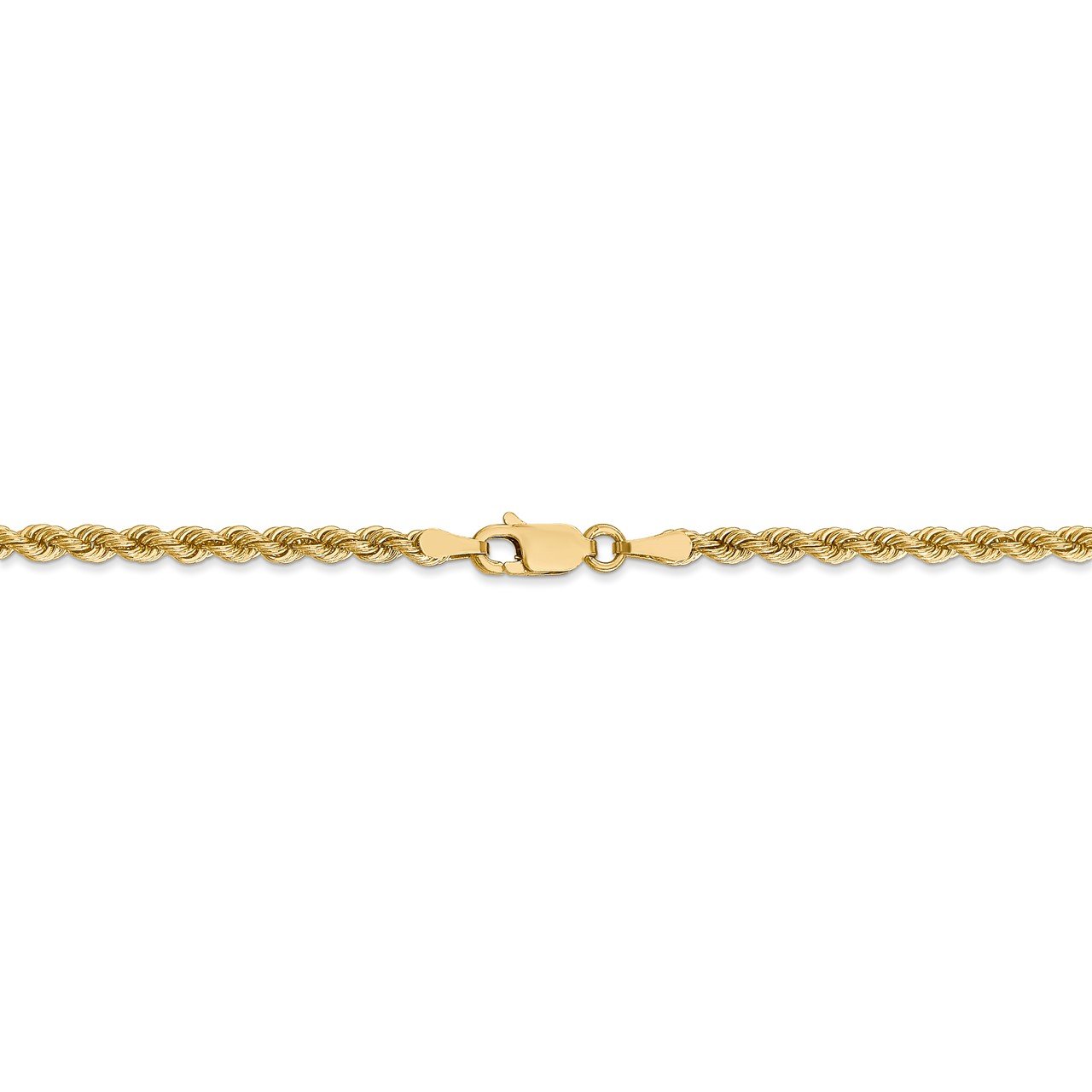 Leslie's 14K 2.75mm Solid Regular Rope Chain-3