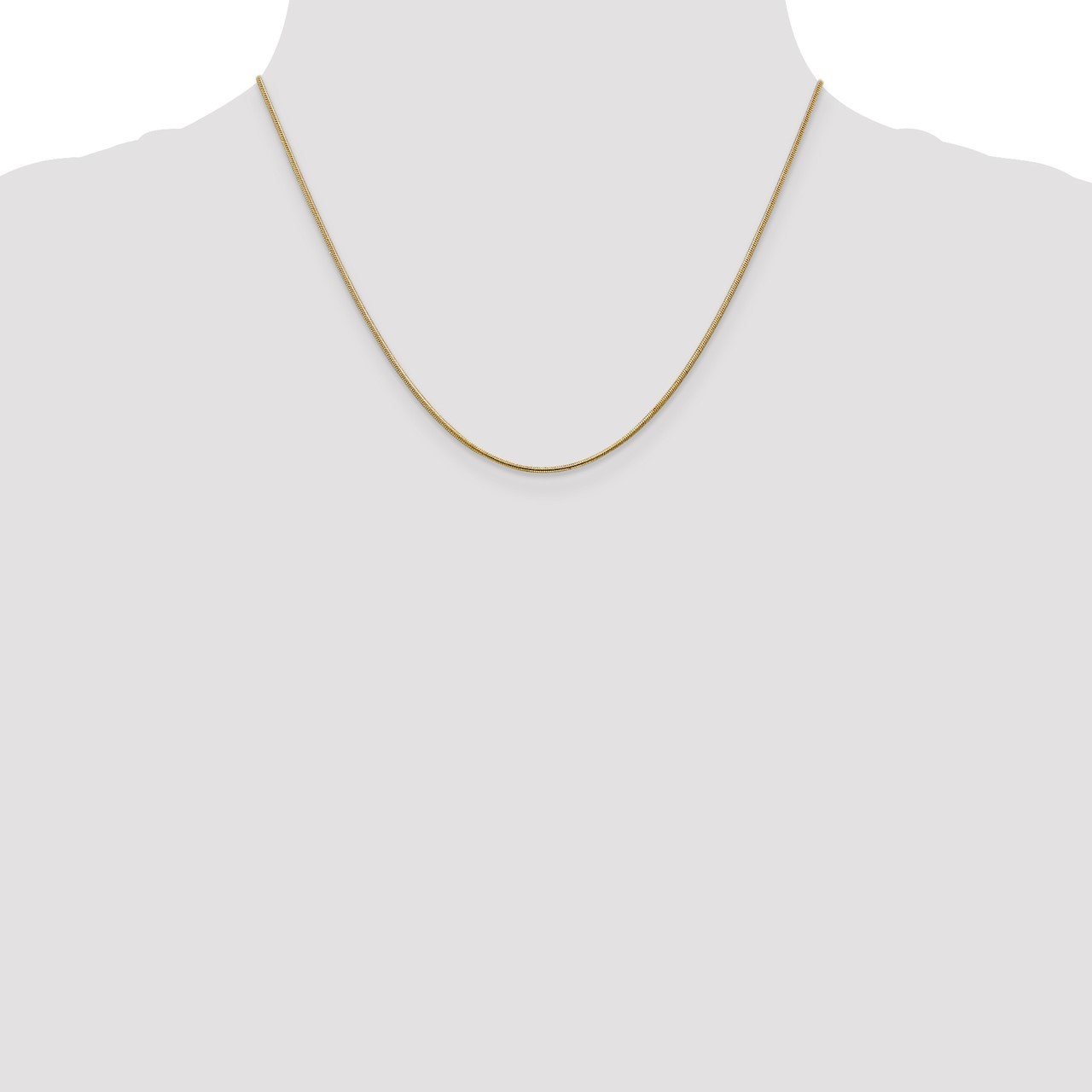 Leslie's 14K 1mm Round Snake Chain-1