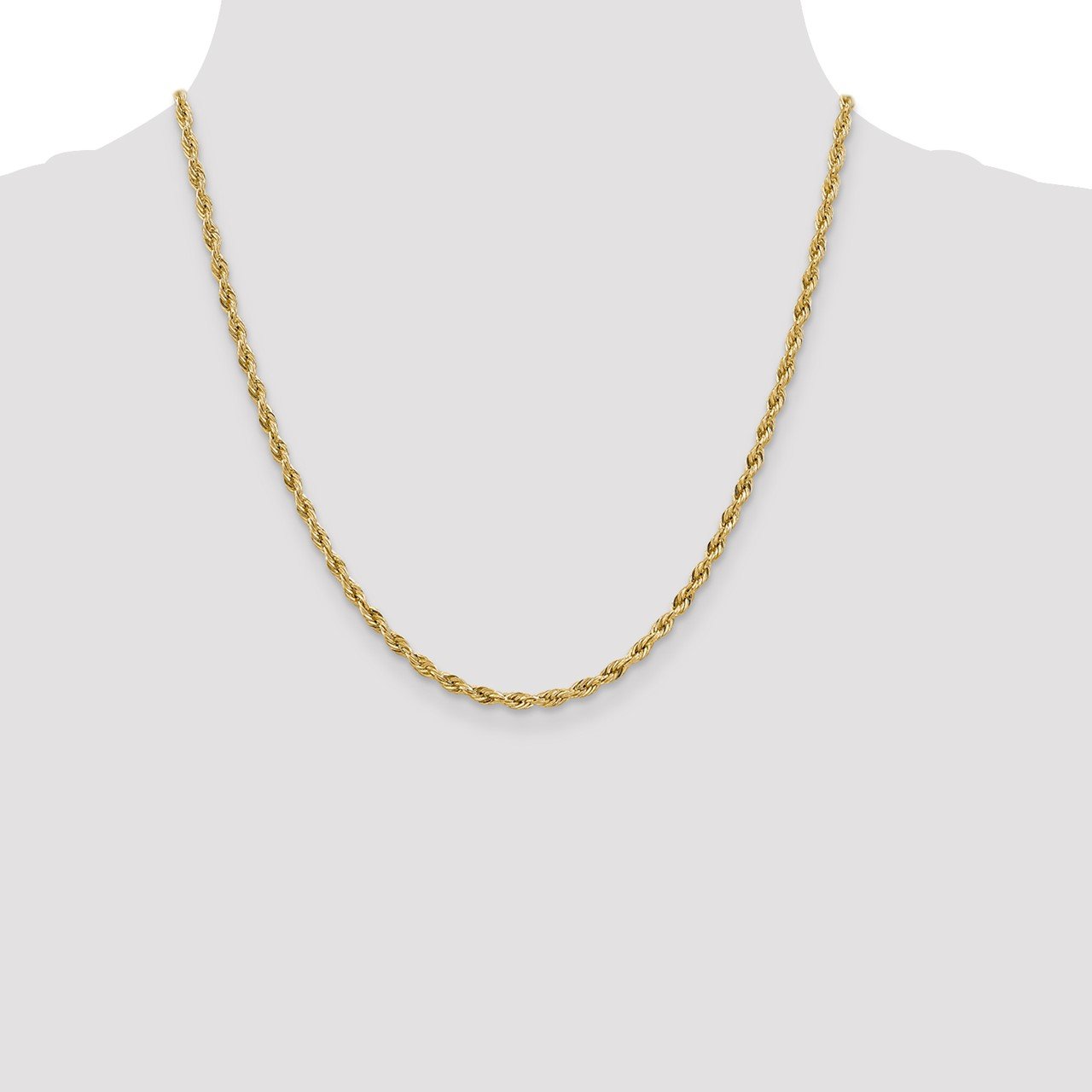 14ky 3.0mm Semi-Solid Rope Chain-1