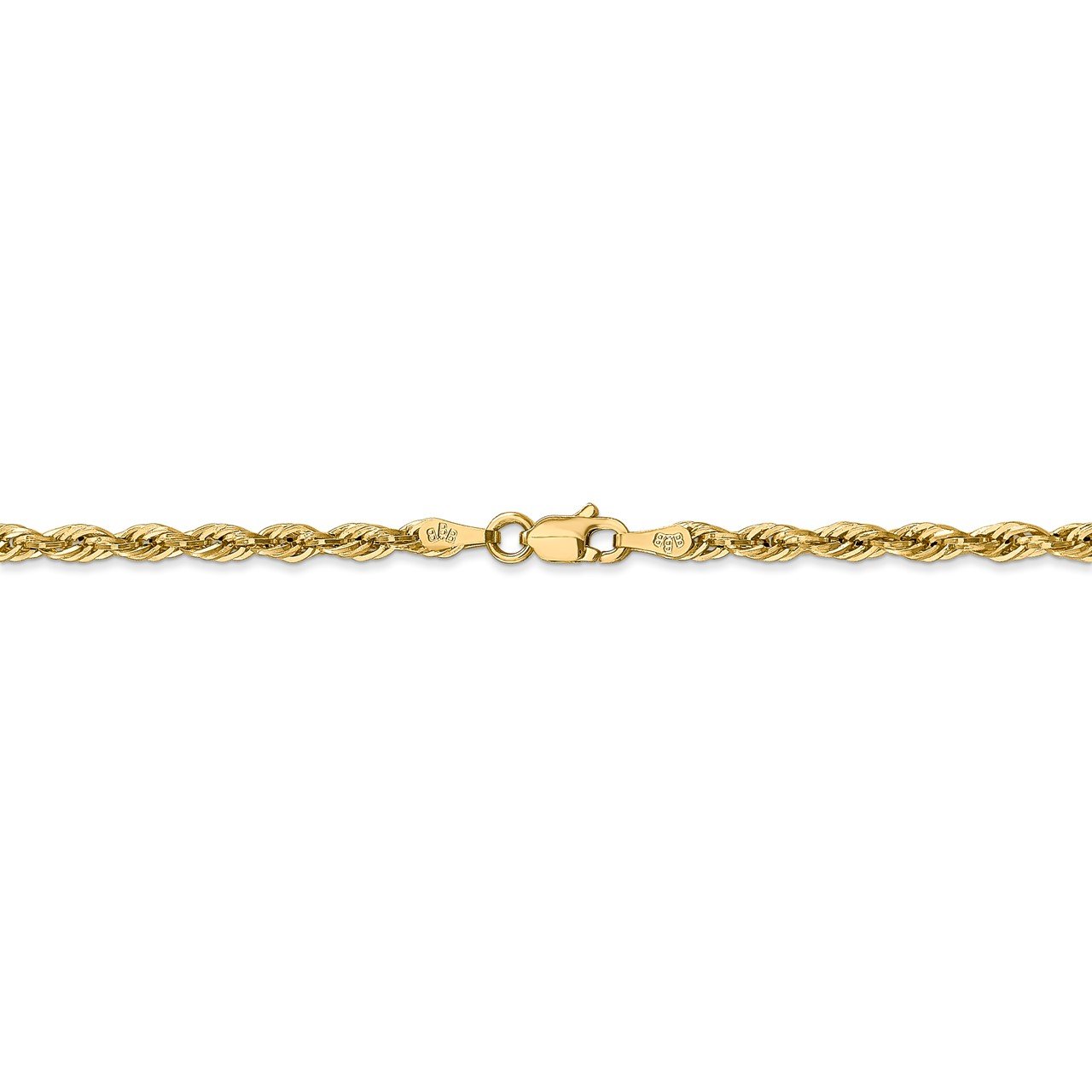 14ky 2.8mm Semi-Solid Rope Chain-3