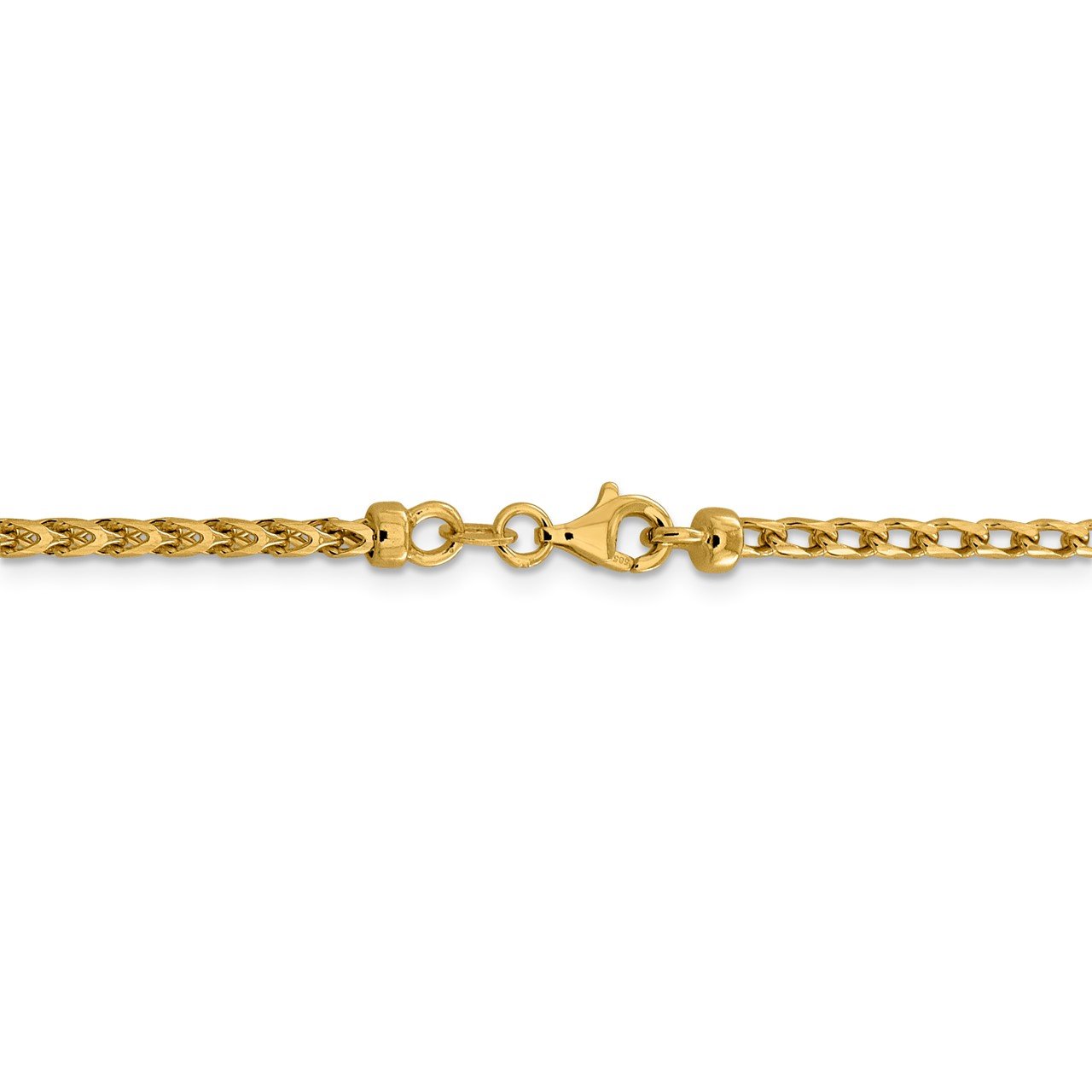 Leslie's 14K 2.45mm D/C Open Franco Chain-3