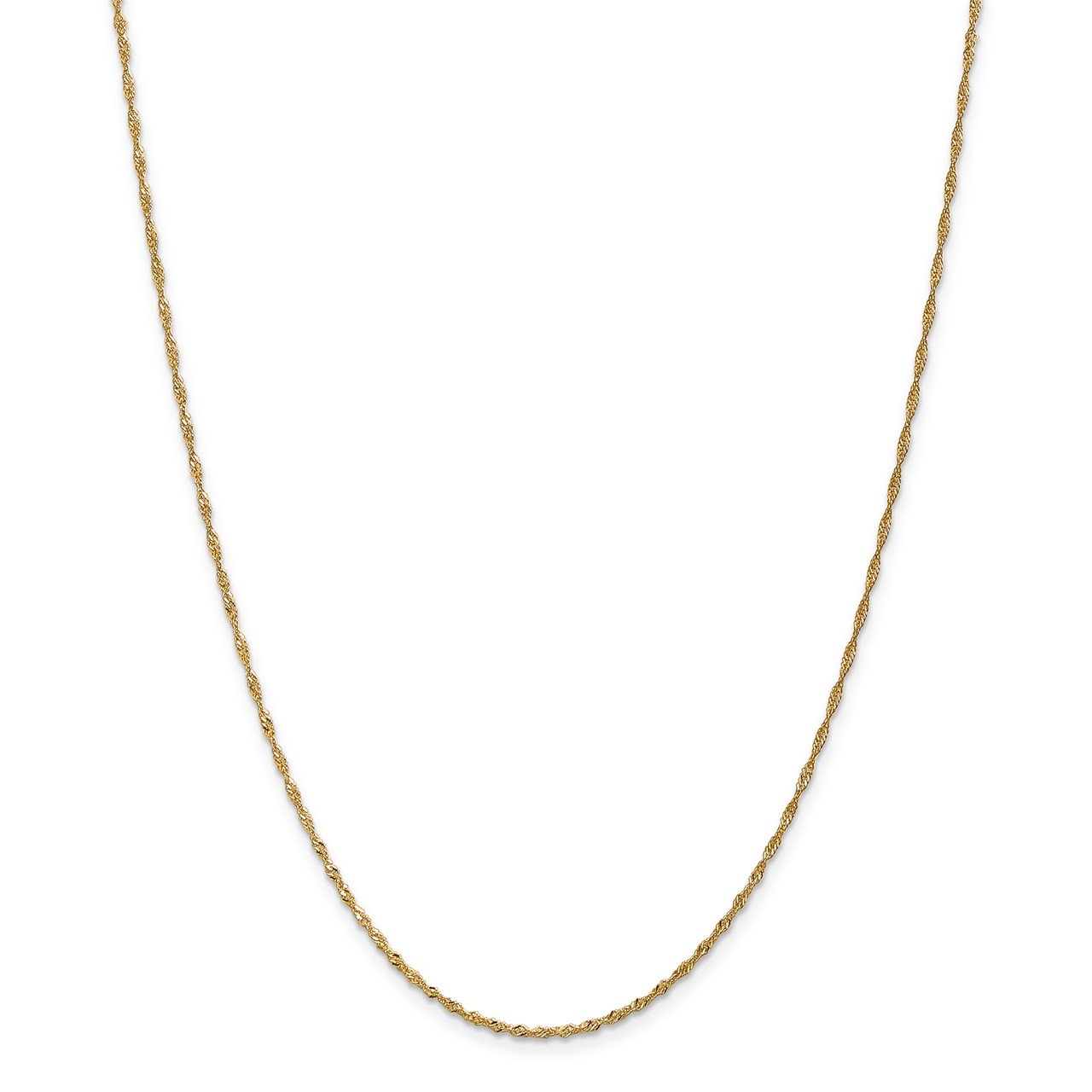 14k 1.4mm Singapore Chain