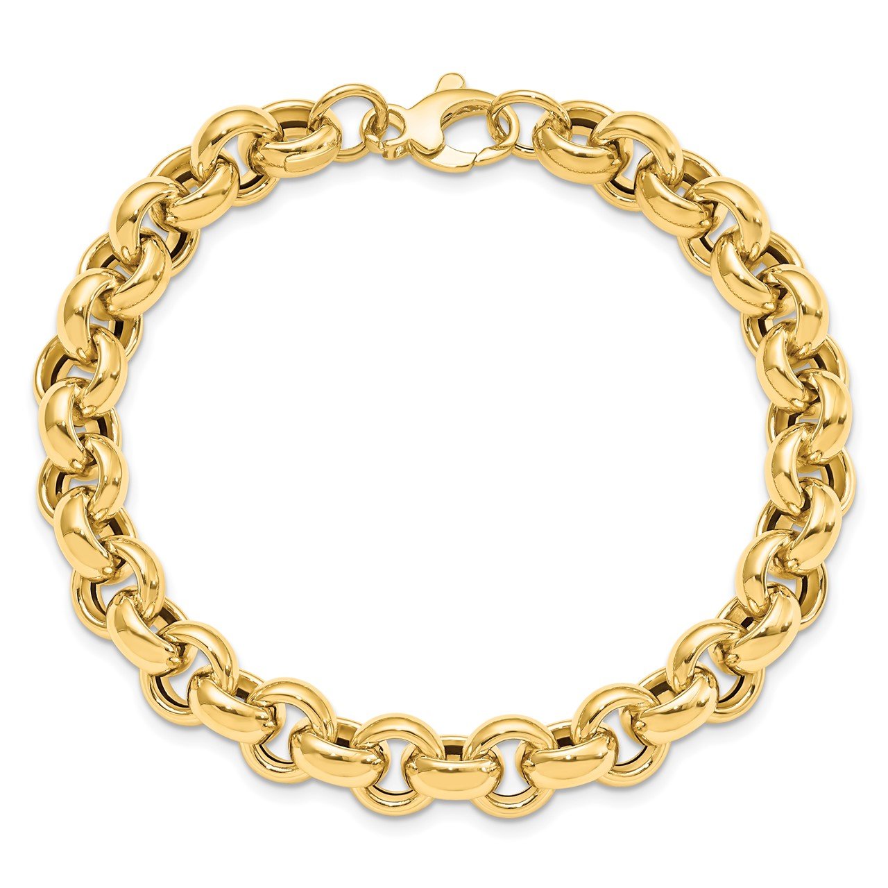 Leslie's 14K Polished Rolo Link Necklace-3