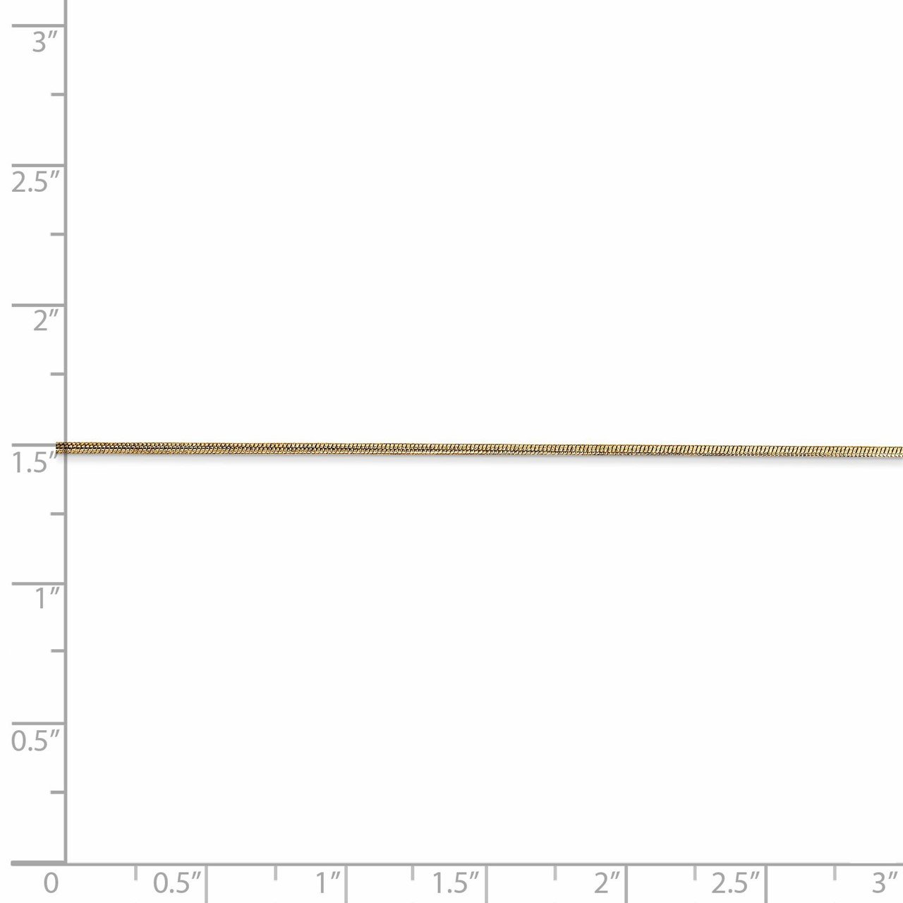 Leslie's 14K .9mm Round Snake Chain-4