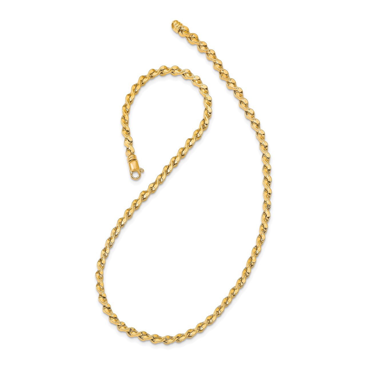 Leslie's 14k Polished Twisted Necklace-1