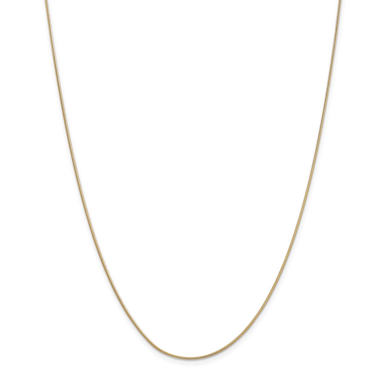 Leslie's 14K .9mm Round Snake Chain