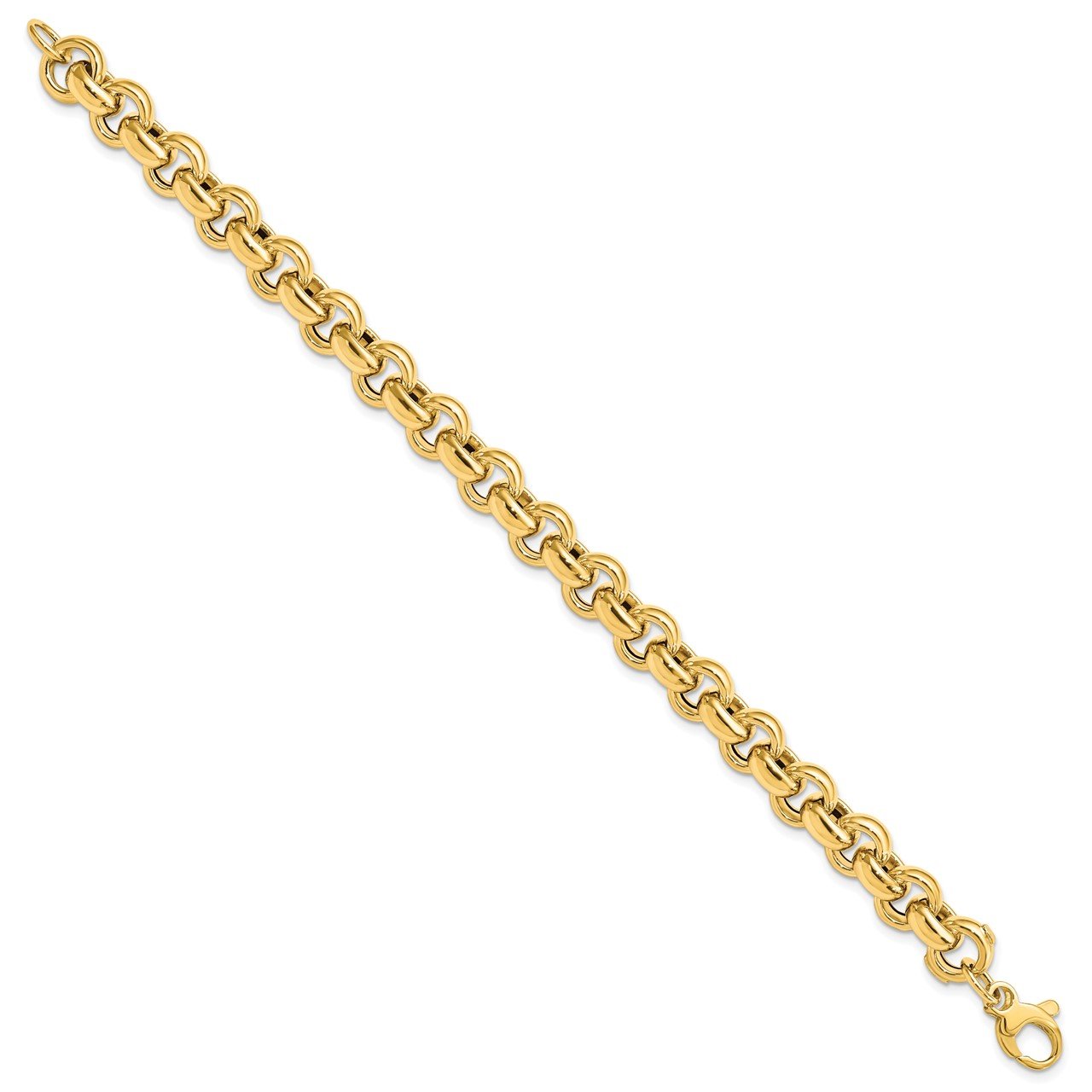 Leslie's 14K Polished Rolo Link Necklace-1
